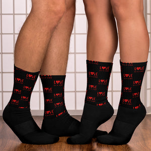 Love is a Verb Socks
