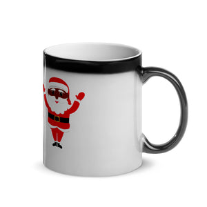 Glossy Magic Santa Mug