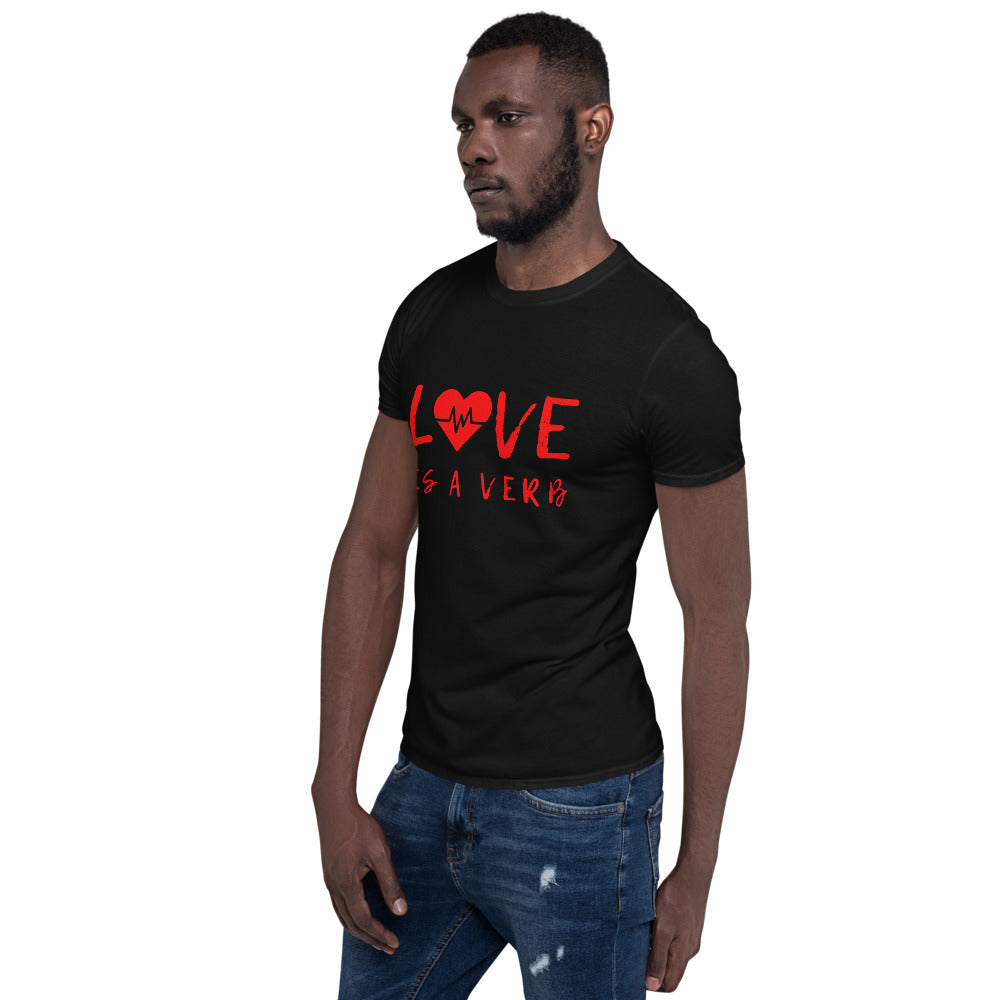 Love is a Verb Short-Sleeve Unisex T-Shirt